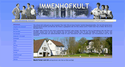 Desktop Screenshot of immenhofkult.de