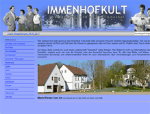 Tablet Screenshot of immenhofkult.de